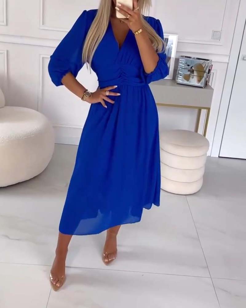 Elodie | Elegant Waist-Cinch Midi Dress