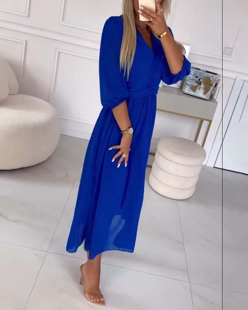Elodie | Elegant Waist-Cinch Midi Dress