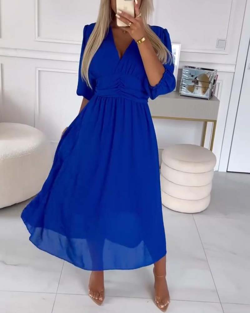 Elodie | Elegant Waist-Cinch Midi Dress