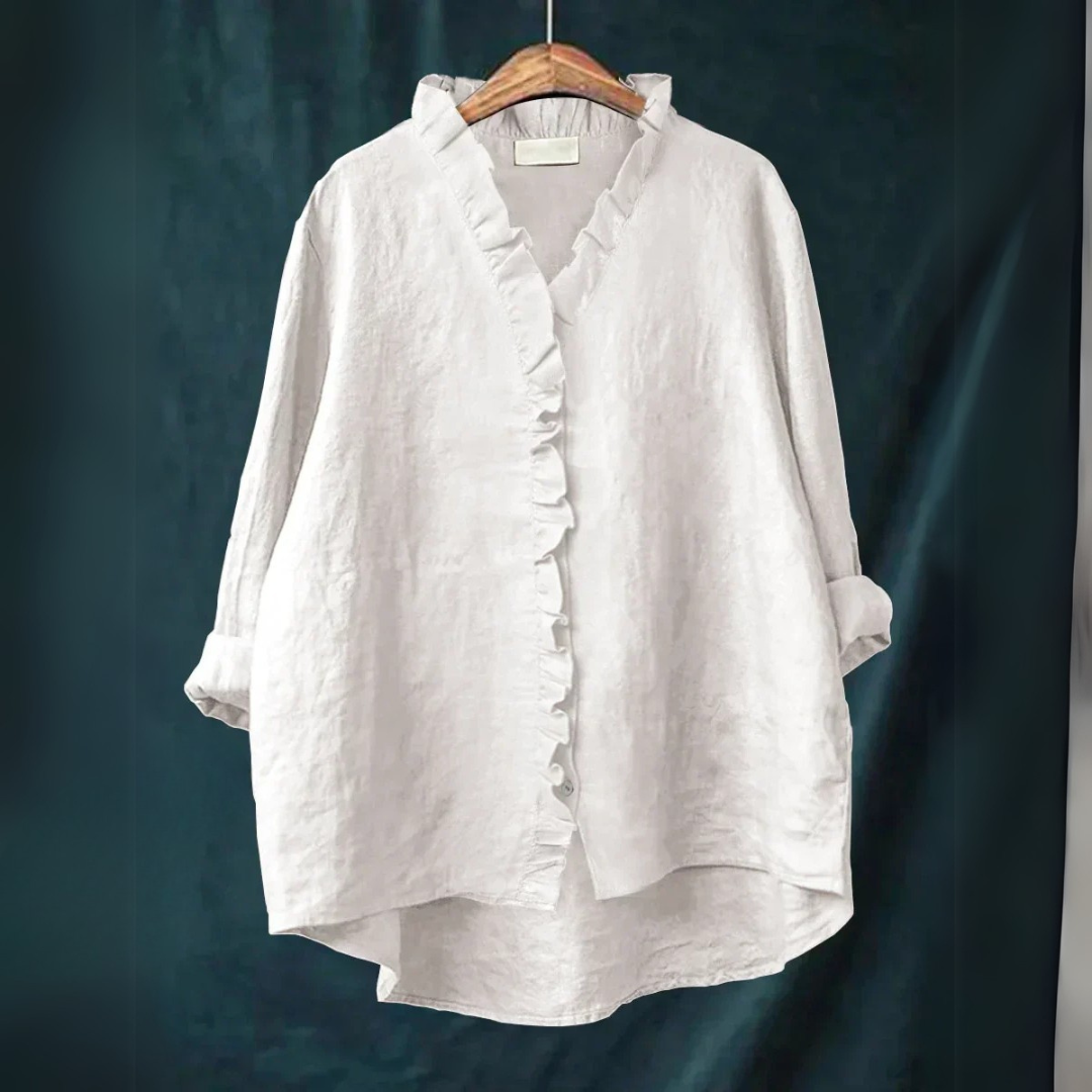 Renée | Casual Shirt With Ruffles