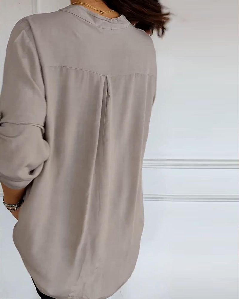 Veda | Paneled Relaxed Fit Sequin Top