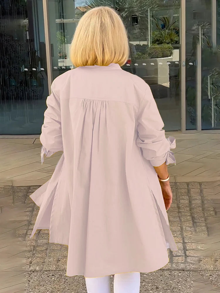 Isalyn | Flattering Stand Collar Jacket