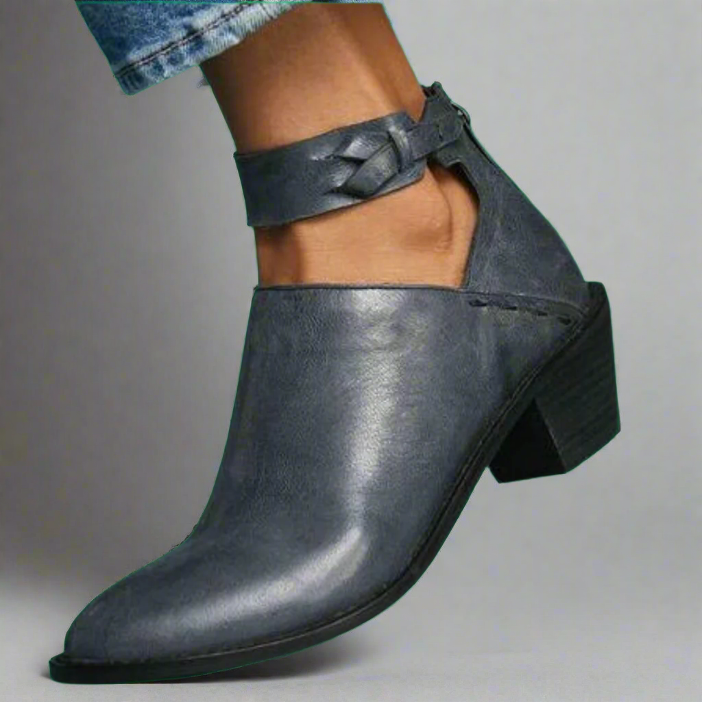 Renata | Mid-Toe Singles With Block Heel