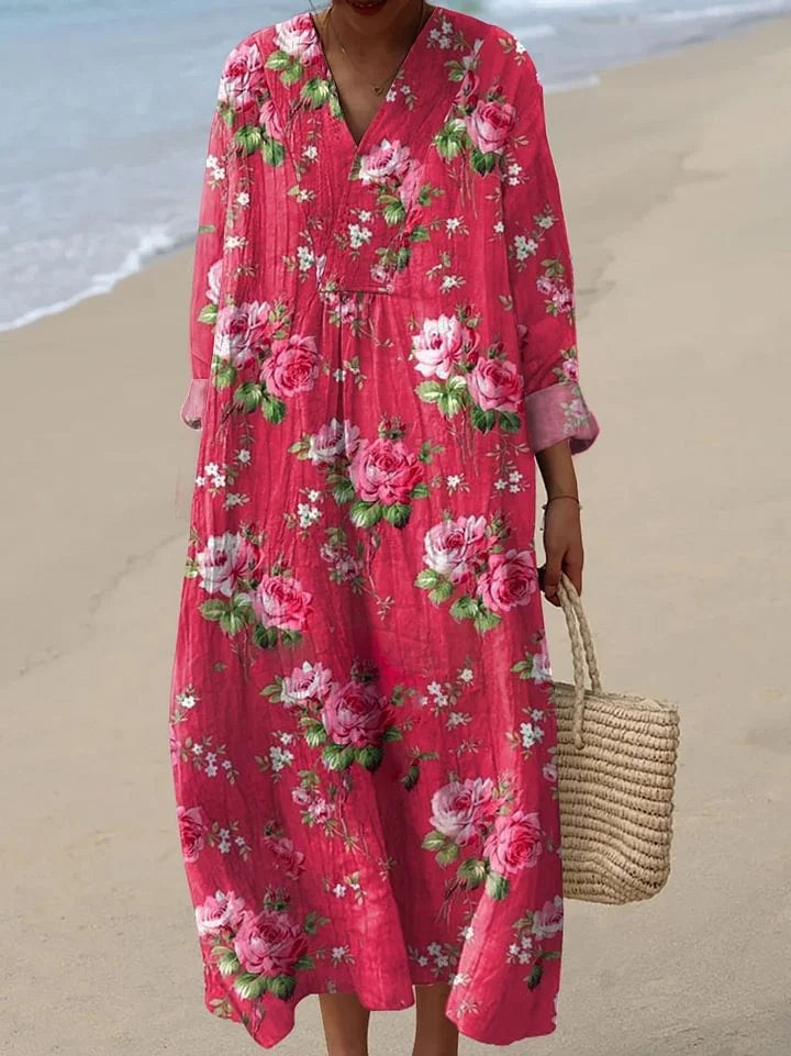 Delilah | Women's Lightweight Loose Floral Dress