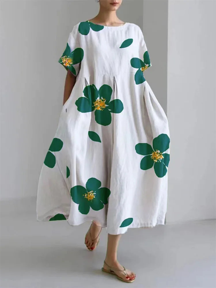 Caterina | Summer Dress With Vibrant Flowers