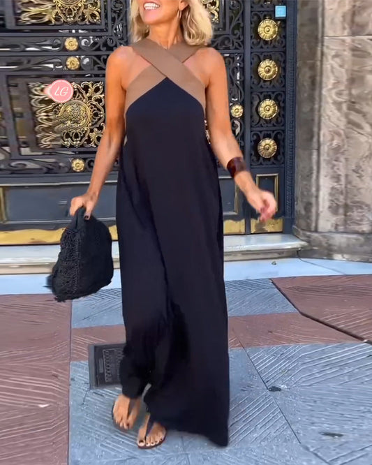 Aria | Classy Cross-Border Ankle-Length Dress