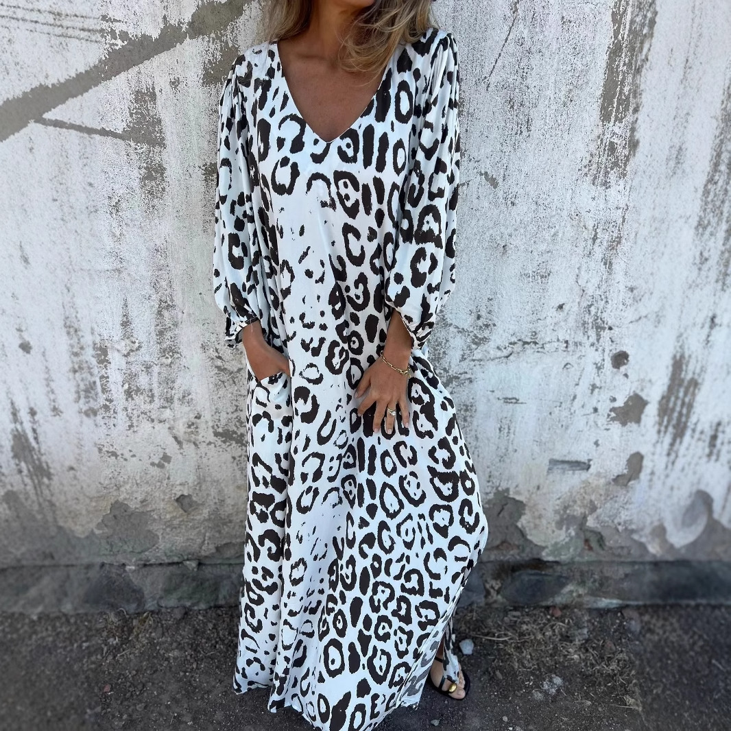 Denise | Chic Leopard Print Dress