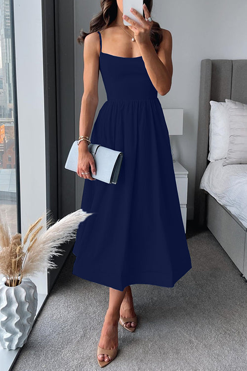 Martina | Midi Dress With Thin Straps