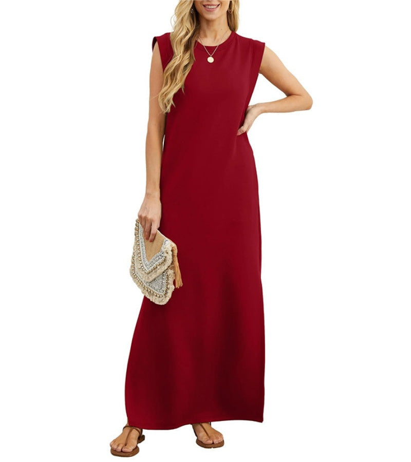 Romaisa | Casual Long Dress with Slit