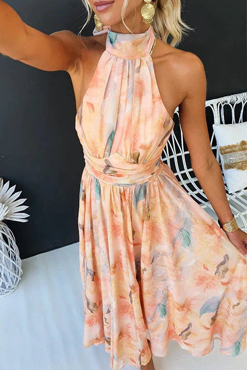 Sari | Watercolor Long Dress