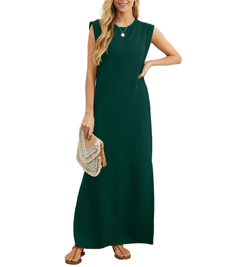 Romaisa | Casual Long Dress with Slit