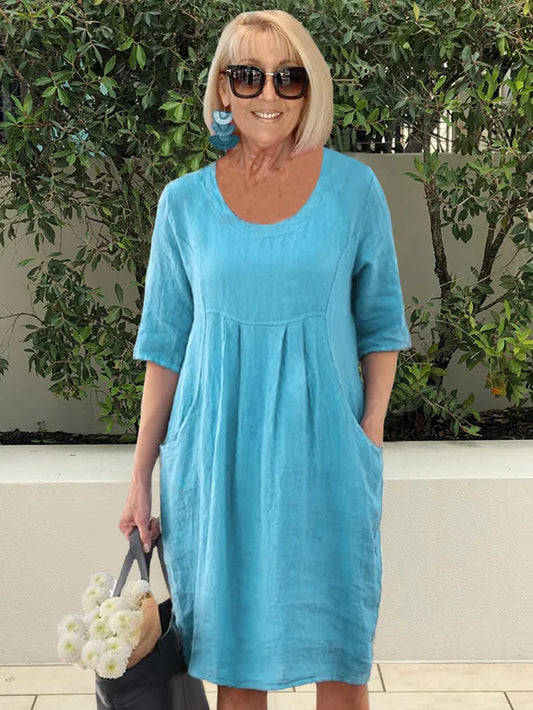 Noara | Casual Pocket Tunic Dress