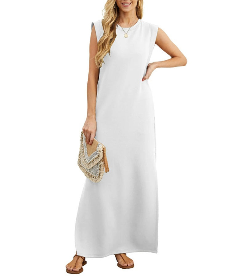 Romaisa | Casual Long Dress with Slit