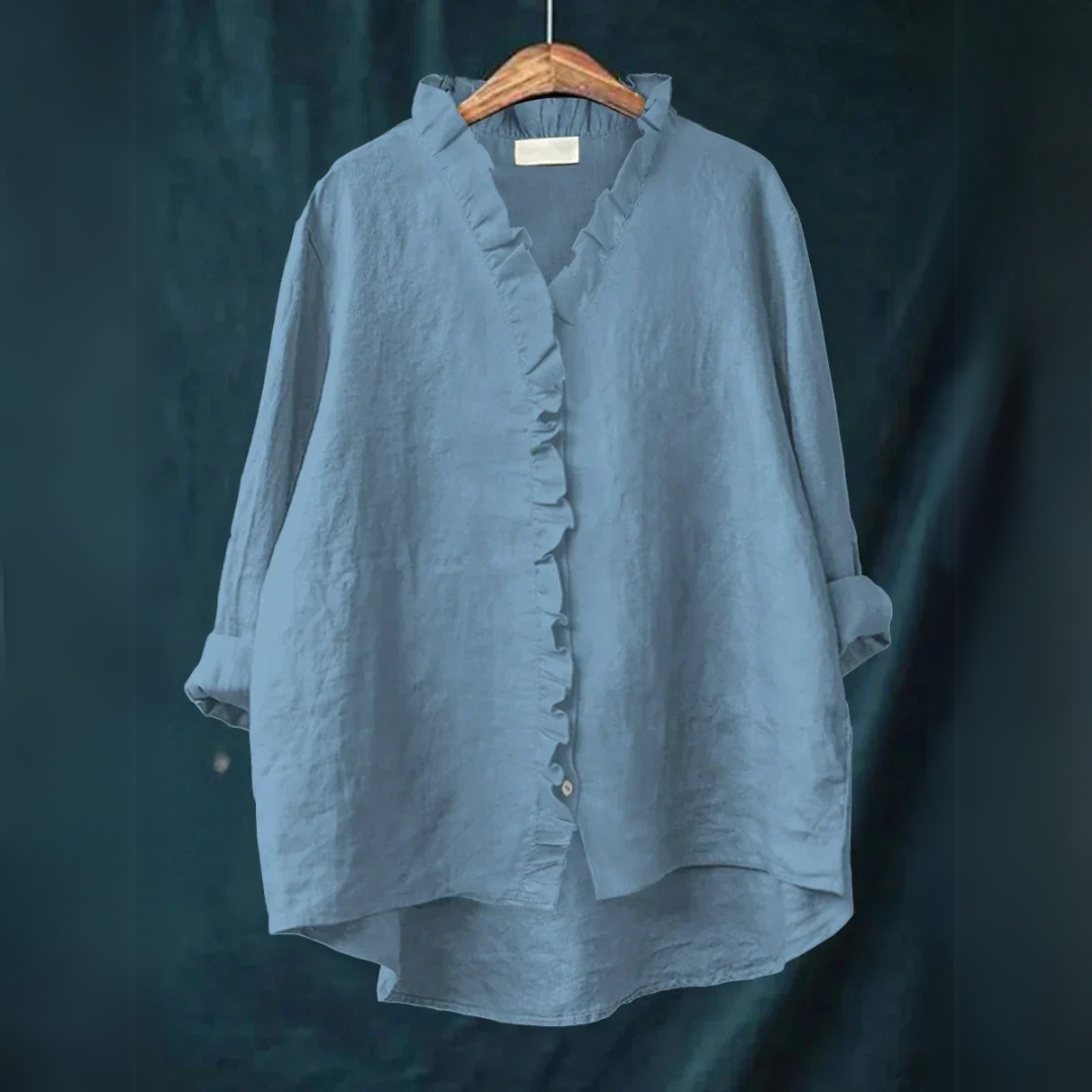 Renée | Casual Shirt With Ruffles