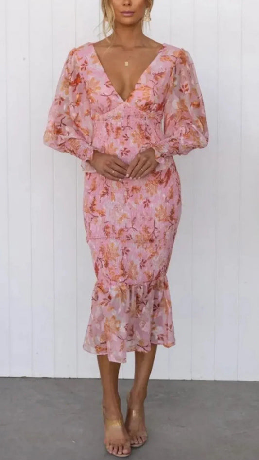 Miley | Dress With Floral Pattern