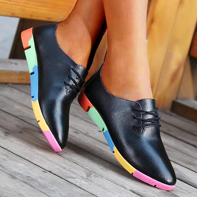 Poppy | Colorful Lace-Up Shoes