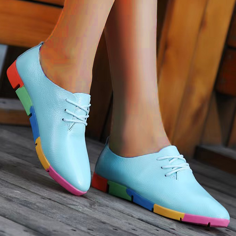 Poppy | Colorful Lace-Up Shoes
