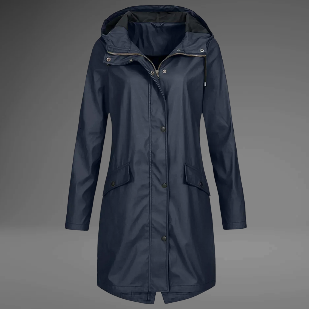 Monica | Elegant Trench Coat With Hood