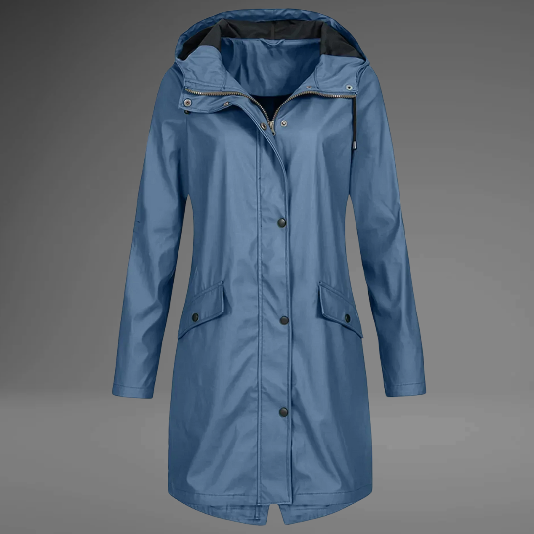 Monica | Elegant Trench Coat With Hood