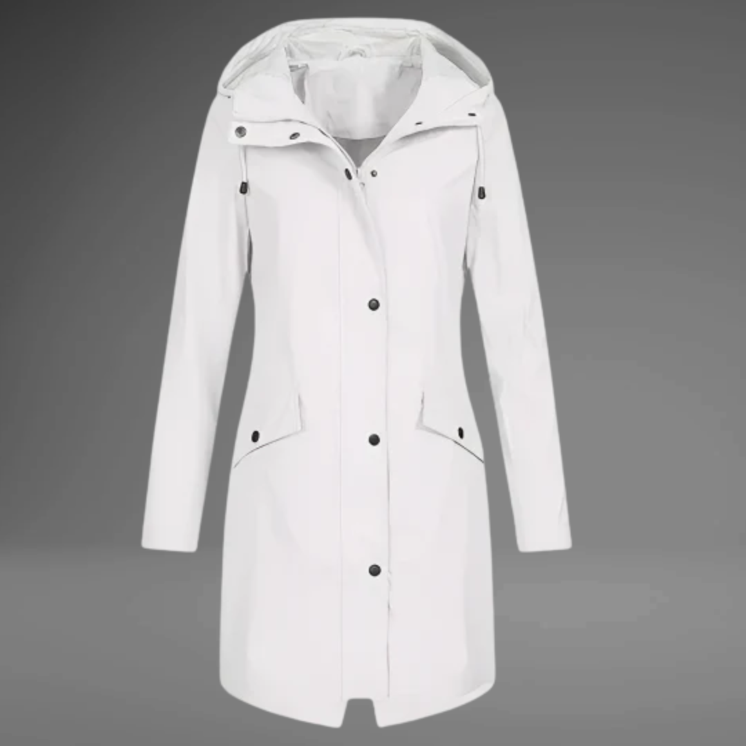 Monica | Elegant Trench Coat With Hood
