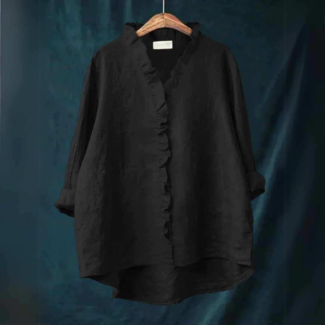 Renée | Casual Shirt With Ruffles