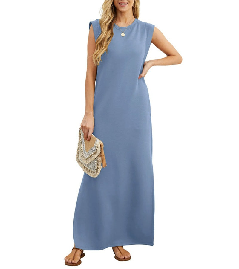 Romaisa | Casual Long Dress with Slit