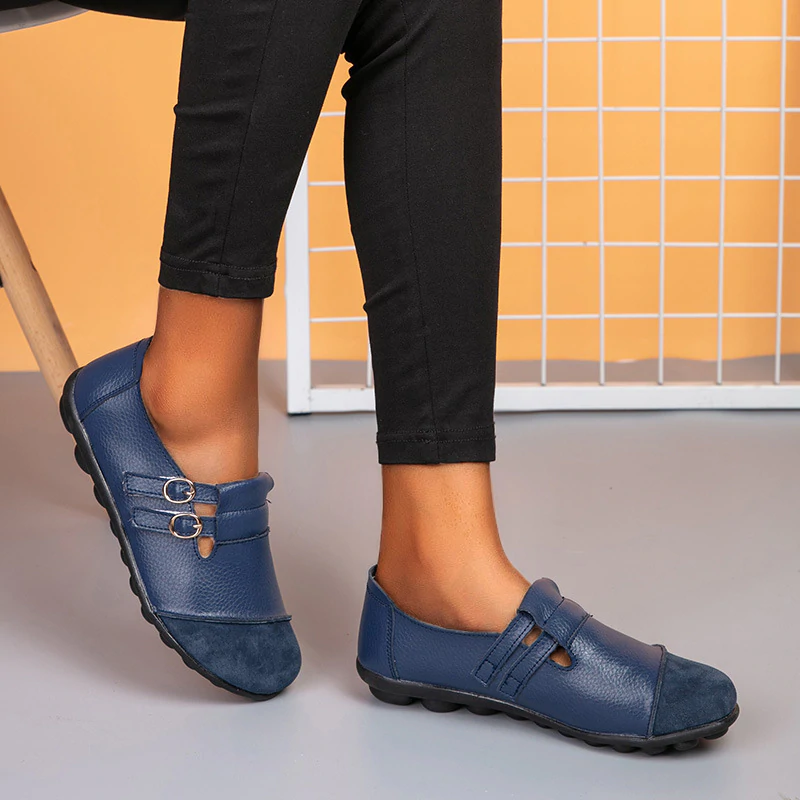 Priscilla | Comfortable Stitching Detail Women’s Loafers