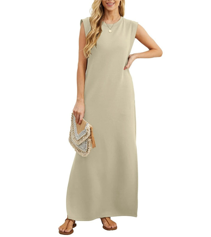 Romaisa | Casual Long Dress with Slit