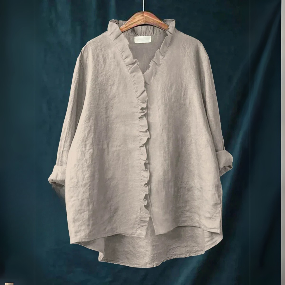 Renée | Casual Shirt With Ruffles