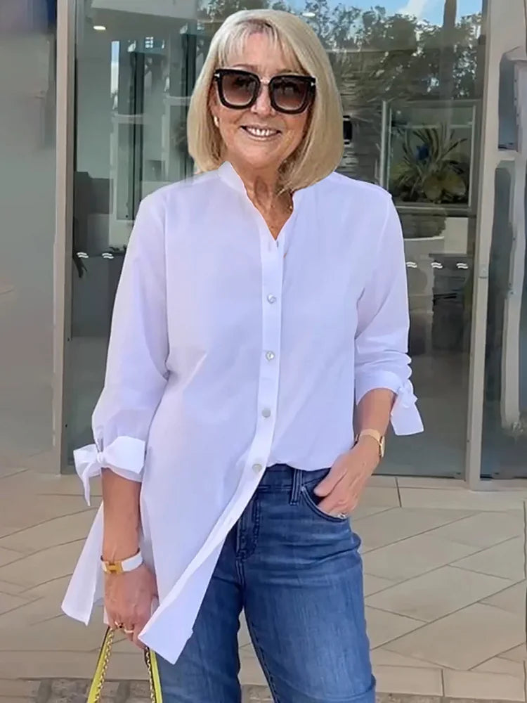 Elliora | Gathered Back Shirt Jacket