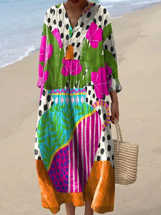 Ava | Women's Relax Fit Colorful Dress