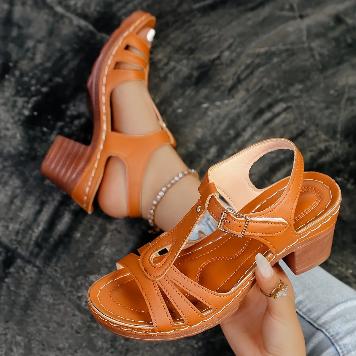 Elisa | Orthopedic Sandals for Women with Thick Platform