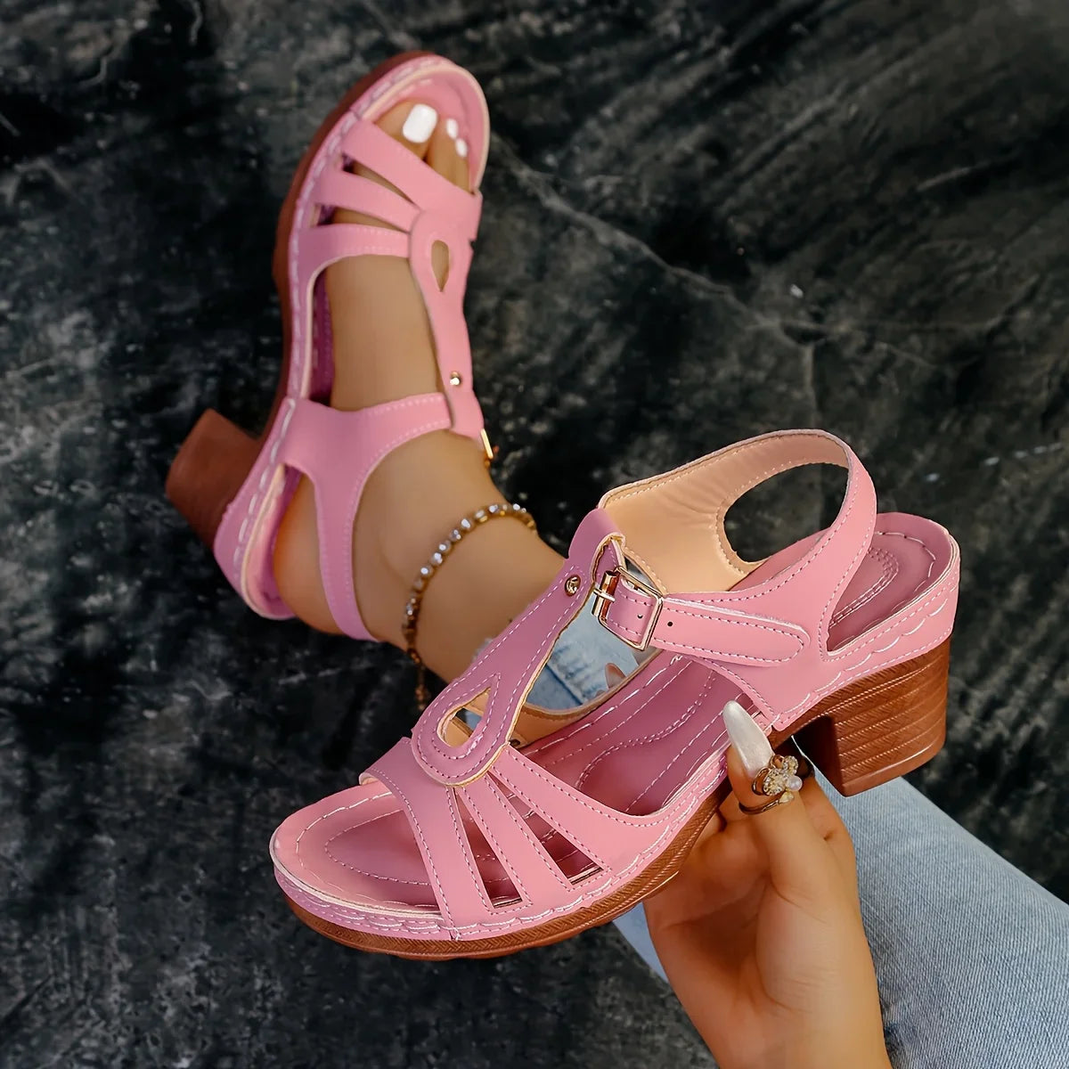 Elisa | Orthopedic Sandals for Women with Thick Platform