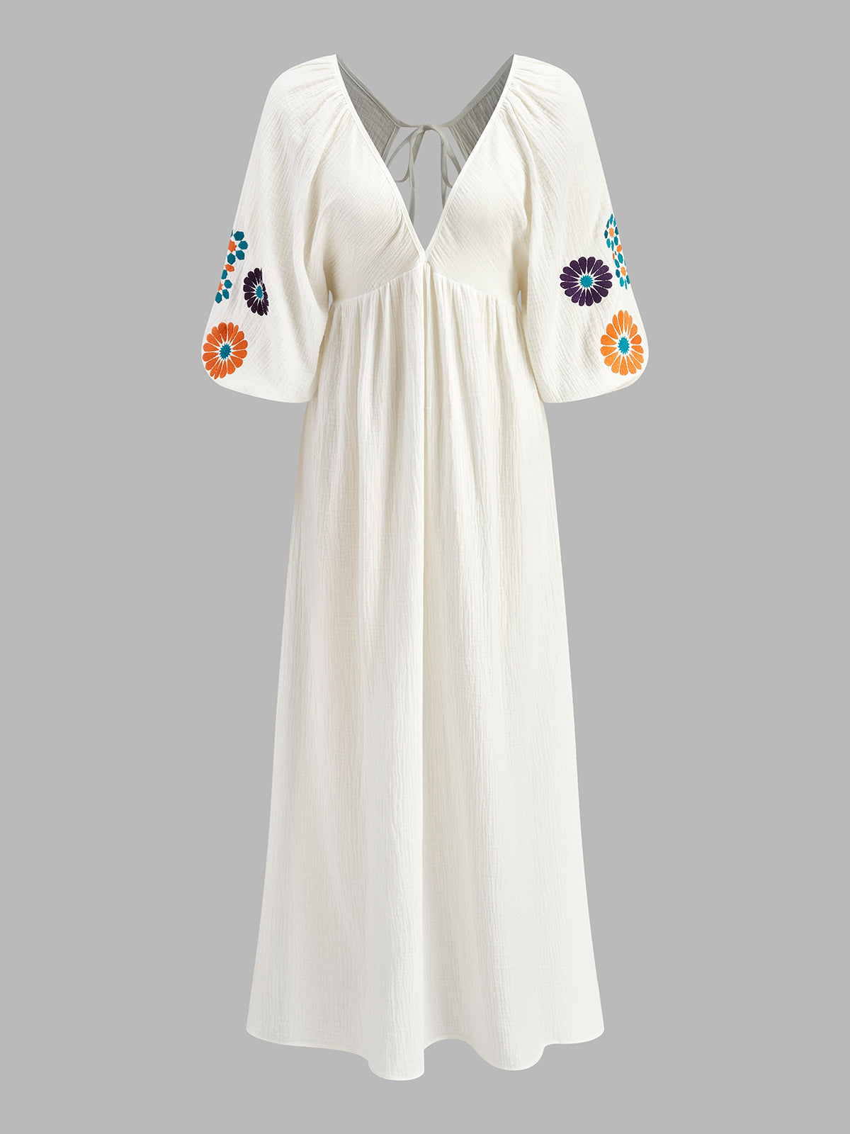 Maëlle | Embroidered Long Dress