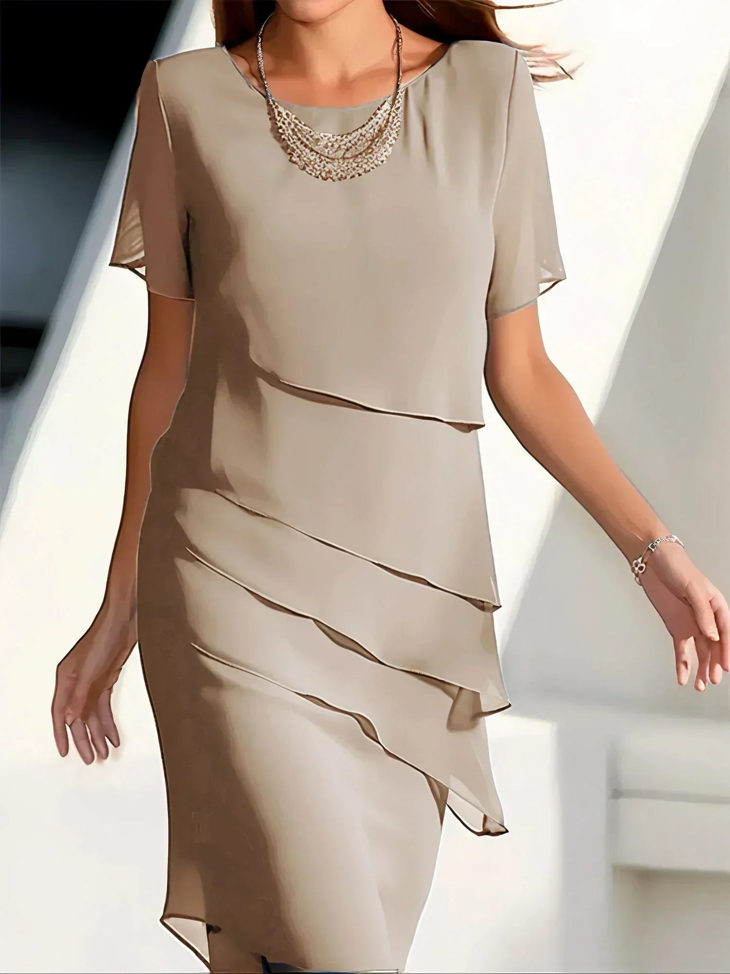 Isabella | Elegant Tummy Flattering Dress