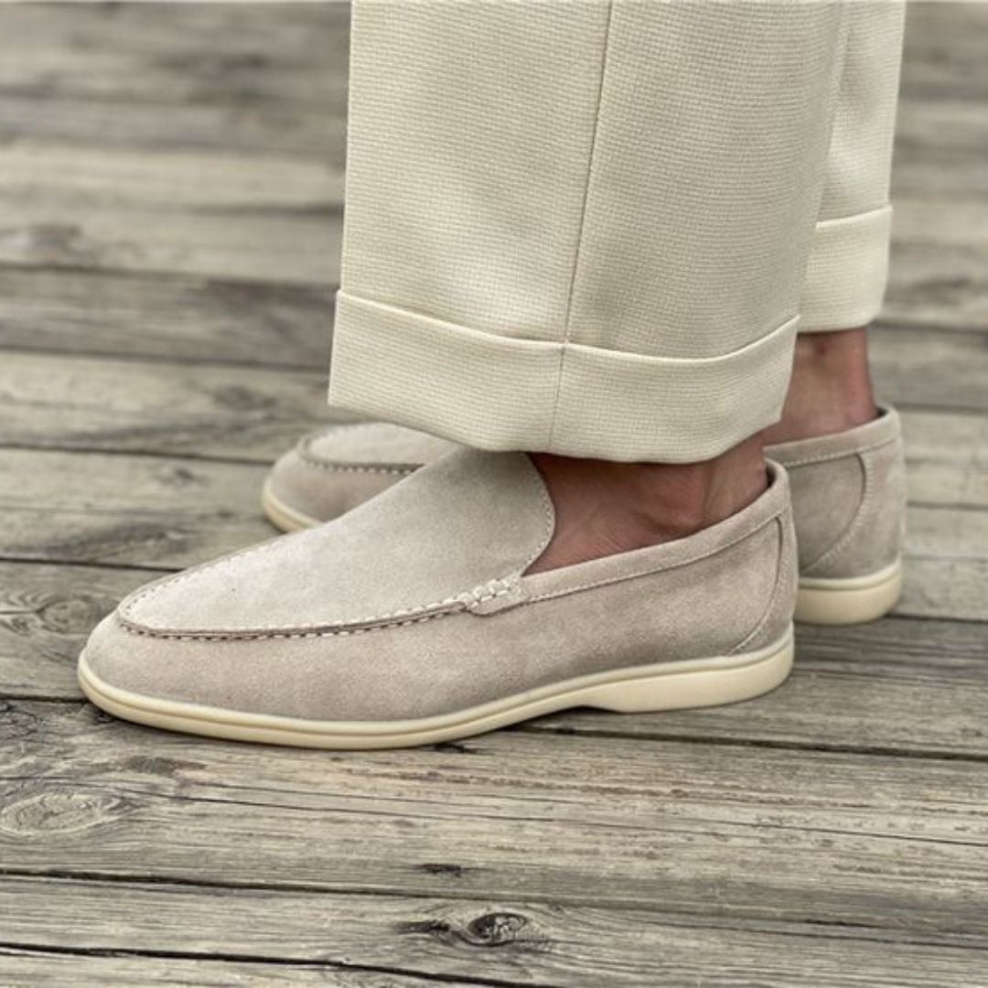 Men's Comfortable Faux Suede Slip On Loafers