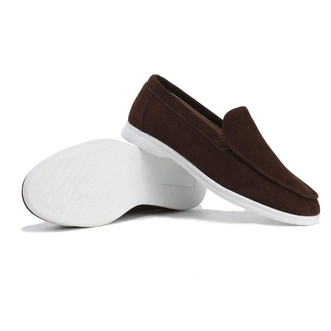 Men's Comfortable Faux Suede Slip On Loafers