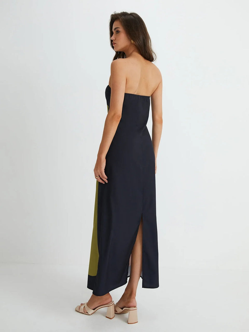 Harper | Long Strapless Dress