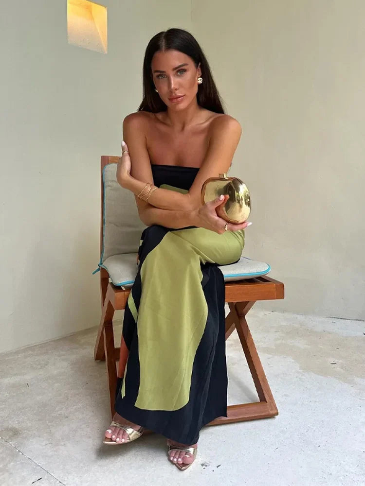 Harper | Long Strapless Dress