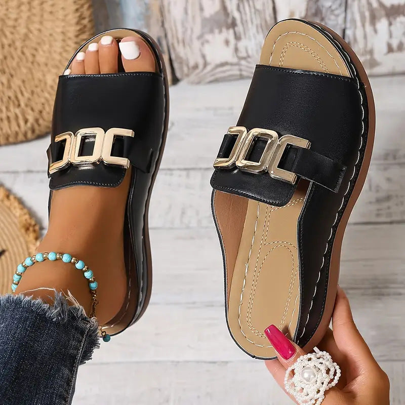 Estelle | Stylish Buckle Sandals