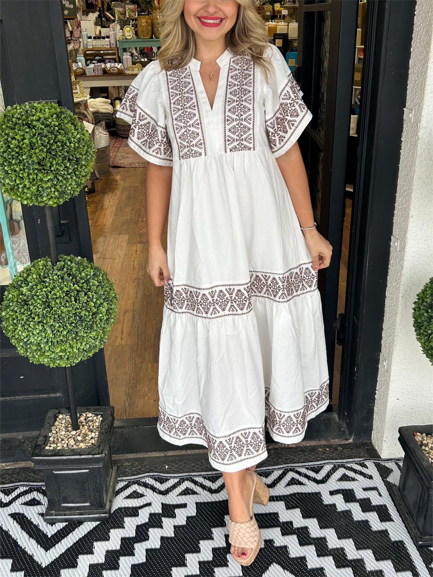 Nancy | Timeless Maxi Dress With Tummy Concealing
