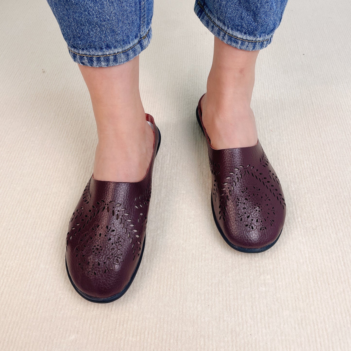 Una | Breathable Non-Slip Flat Slippers