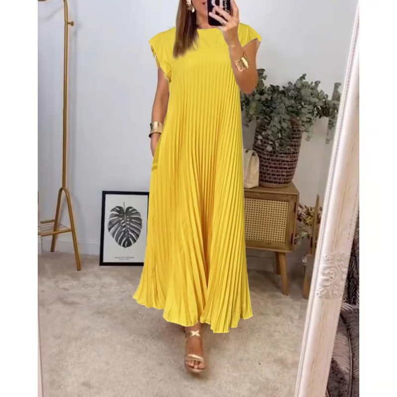 Grace | Effortlessly Elegant Pleated Dress