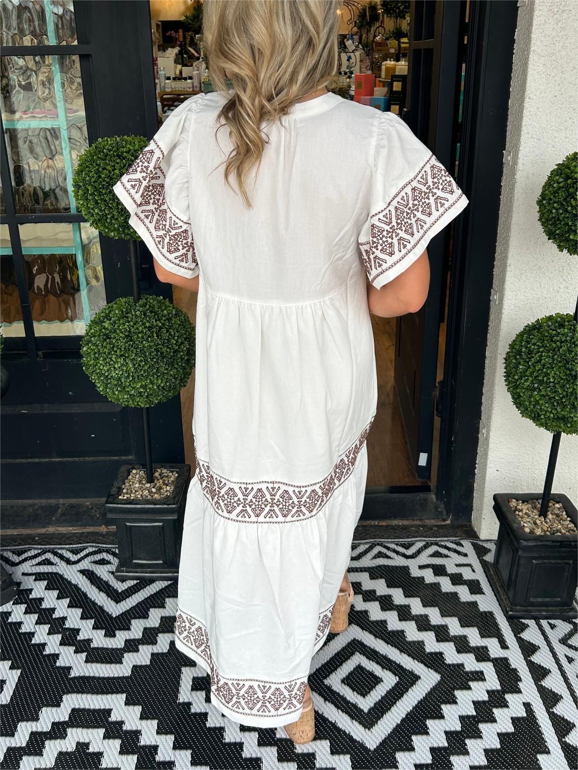 Nancy | Timeless Maxi Dress With Tummy Concealing