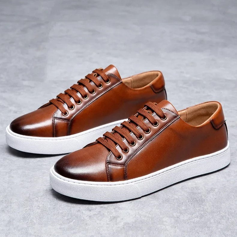 Men’s Lace Up Low Top Casual Sneakers