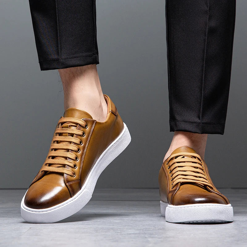 Men’s Lace Up Low Top Casual Sneakers