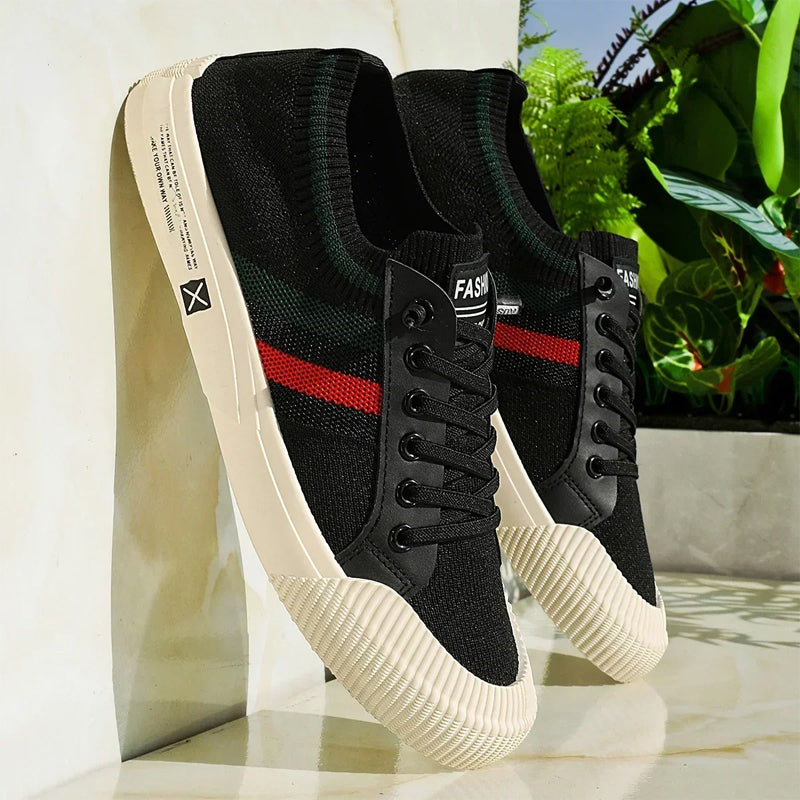 Men’s Lightweight Knit Lace Up Sneakers