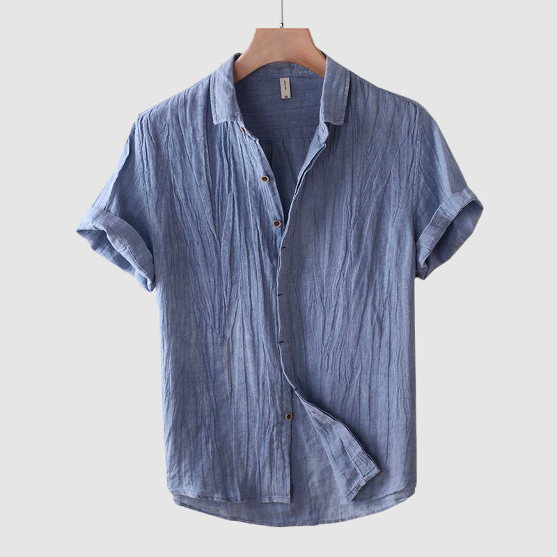 Men’s Lightweight Short Sleeve Button Up Shirt