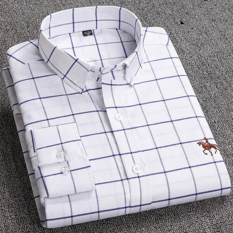 Men’s Long Sleeve Button Down Dress Shirt