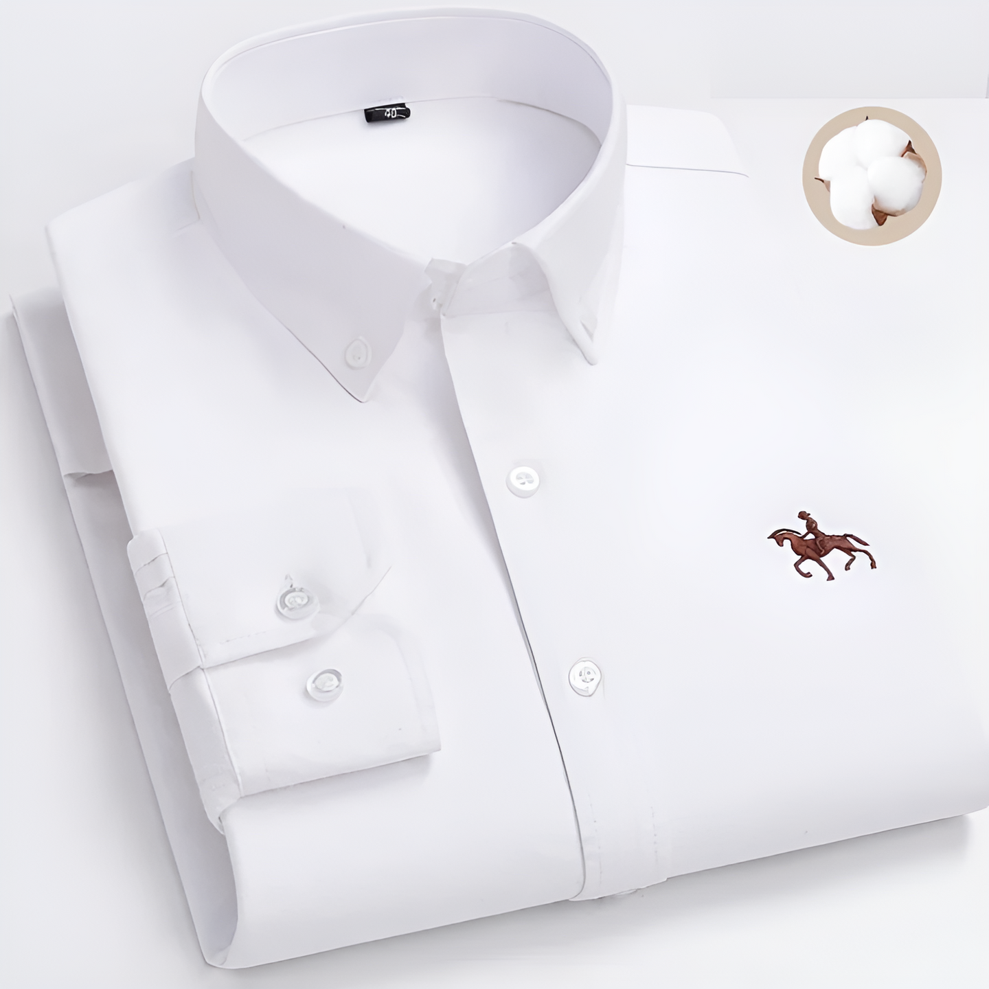 Men’s Long Sleeve Button Down Dress Shirt